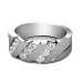 0.85CT Round Cut Diamonds Men's Wedding Band