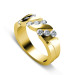 0.55CT Round Cut Diamond Wedding Band