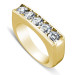 1.00CT Round Cut Diamonds Men's Wedding Band