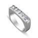 0.50CT Round Cut Diamond Wedding Band