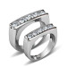 1.50CT Round Cut Diamonds and 14KT White Gold Wedding Set
