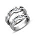 0.90CT Round Diamonds Platinum Wedding Set