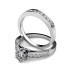 1.80CT Round Cut Diamond Bridal Set