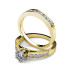 1.80CT Round Cut Diamond Bridal Set