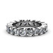 4.10CT round cut diamonds eternity ring