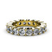 4.10CT round cut diamonds eternity ring
