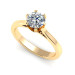 0.35CT round cut diamonds solitaire ring