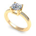0.45CT round cut diamonds engagement ring