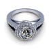 1.55CT round cut diamonds engagement ring