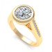 1.20CT round cut diamonds engagement ring