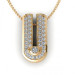 0.23CT round cut diamonds diamond pendants