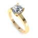 0.55CT round cut diamonds solitaire ring