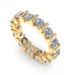 1.50CT round cut diamonds eternity ring