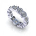 3.00CT round cut diamonds eternity ring