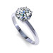 0.55CT round cut diamonds solitaire ring