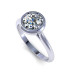 1.50CT round cut diamonds solitaire ring
