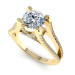 1.20CT round cut diamonds engagement ring