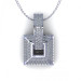0.60CT round cut diamonds diamond pendants