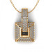 0.60CT round cut diamonds diamond pendants
