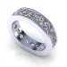 2.00CT round cut diamonds eternity ring