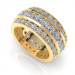 4.00CT round cut diamonds eternity ring