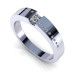 0.55CT round cut diamonds engagement ring