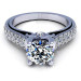 1.21CT round cut diamonds engagement ring