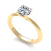 1.15CT round cut diamonds solitaire ring