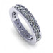 0.50CT round cut diamonds eternity ring