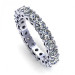 6.00CT round cut diamonds eternity ring