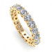 6.00CT round cut diamonds eternity ring