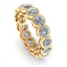 3.00CT round cut diamonds eternity ring