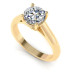 0.45CT round cut diamonds solitaire ring
