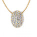 0.35CT round cut diamonds diamond pendants