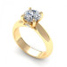 0.45CT round cut diamonds engagement ring
