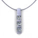 0.90CT round cut diamonds diamond pendants