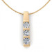 0.90CT round cut diamonds diamond pendants