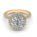 1.20CT round cut diamonds engagement ring