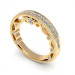 0.40CT round cut diamonds wedding band