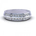 0.45CT round cut diamonds wedding band
