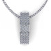 0.25CT round cut diamonds diamond pendants