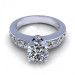 1.15CT round cut diamonds engagement ring