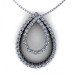0.45CT round cut diamonds diamond pendants