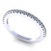 0.25CT round cut diamonds wedding band