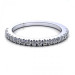 0.25CT round cut diamonds wedding band