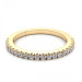 0.25CT round cut diamonds wedding band