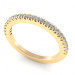 0.25CT round cut diamonds wedding band