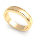 18KT yellow gold 5MM Width & 2.5MM Thick mens ring