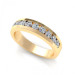 1.00CT round cut diamonds wedding band