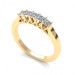 0.50CT princess cut diamonds wedding band